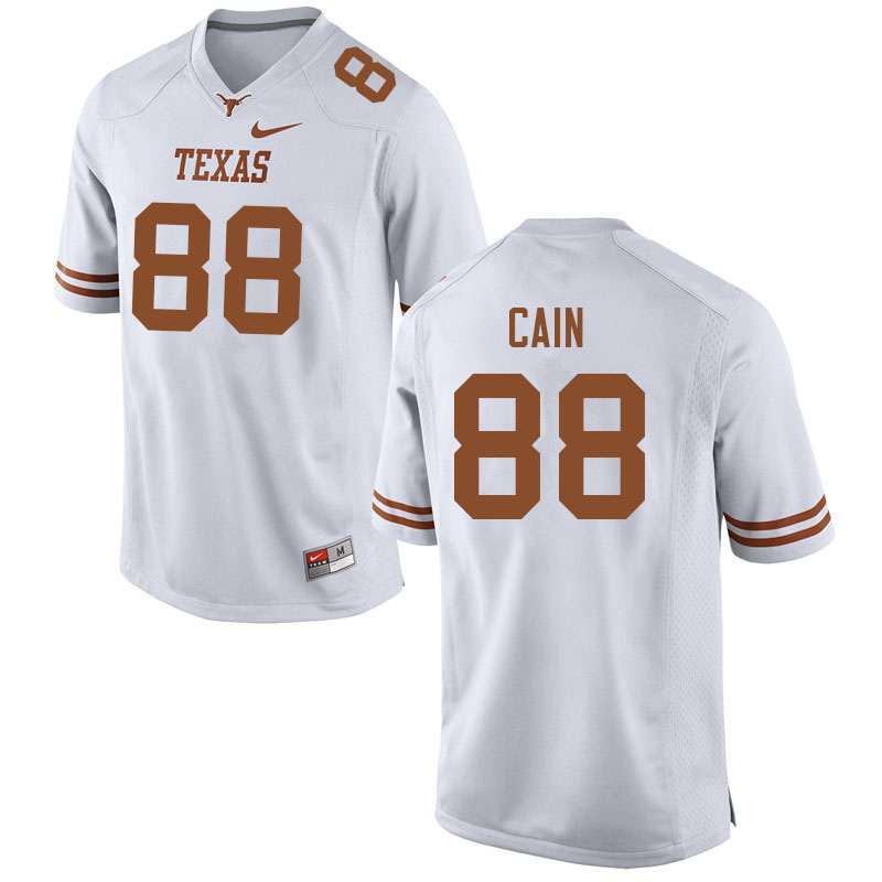 Men #88 Casey Cain Texas Longhorns College Football Jerseys Sale-White
